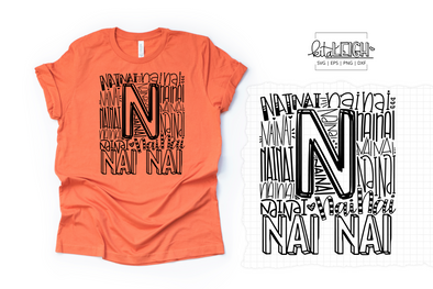Nai Nai Typography SVG