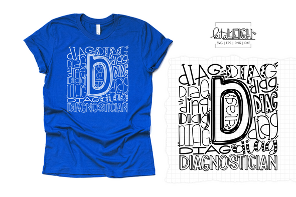 Diag Diagnostician  Typography SVG