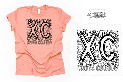 XC Cross Country Typography