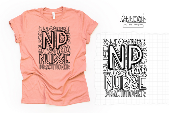 Nurse Practitioner Typography