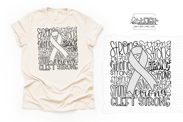 Cleft Strong Typography