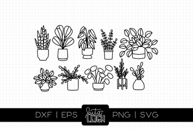 House Plant Doodles Vol 3 | Cut File
