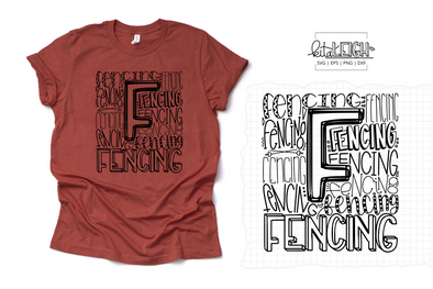 Fencing Typography