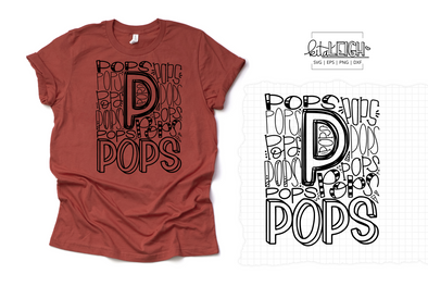 Pops Typography SVG