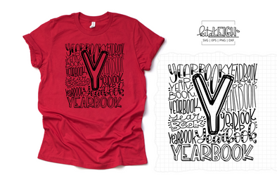 Yearbook Typography SVG