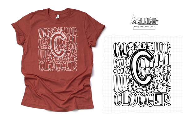 Clogger Typography SVG