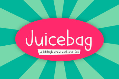 Juice Bag Kitaleigh Exclusive Font