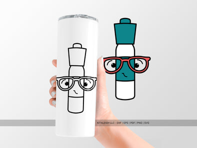 Dry Erase Marker Wearing Glasses SVG | Cute Teacher & Classroom Design