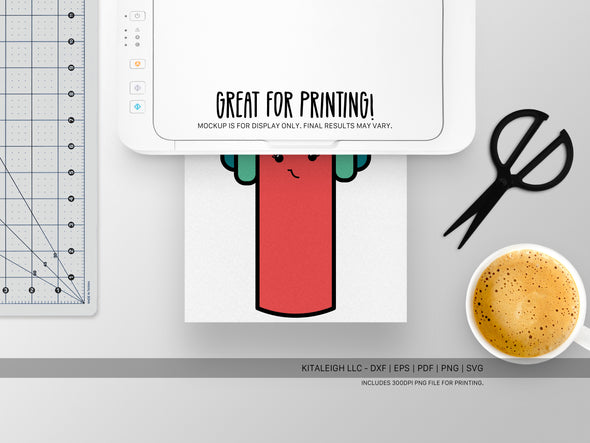 Color Pencil Wearing Headphones SVG | Cute Teacher & School Craft Design