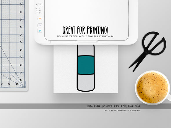 Dry Erase Marker Wearing Headphones SVG | Cute Teacher & School Design