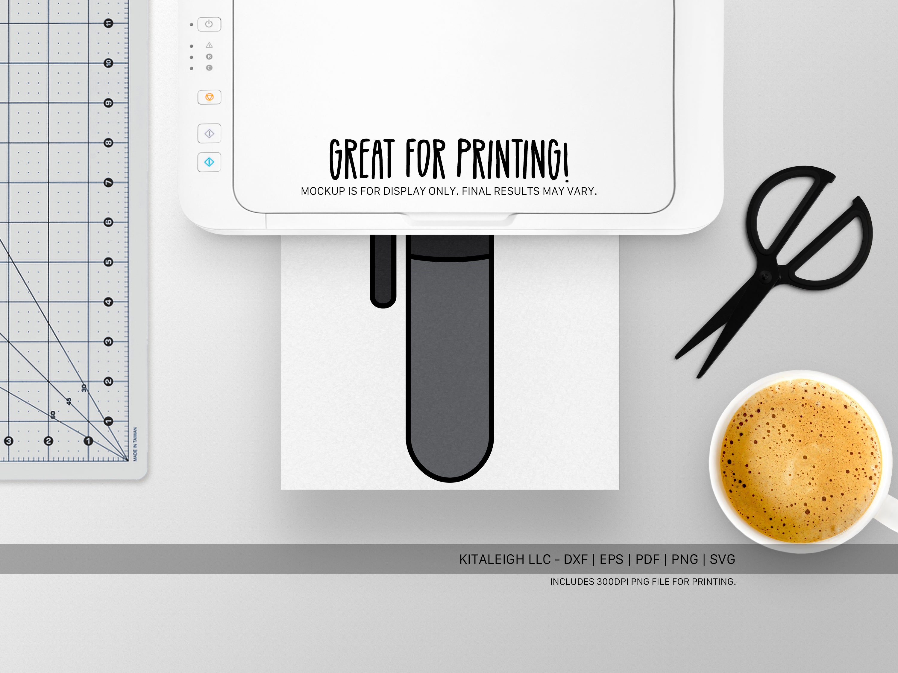 Permanent Marker Wearing Headphones SVG | Cute Teacher & School Craft Design