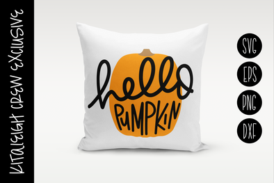 Hello Pumpkin, Cut File