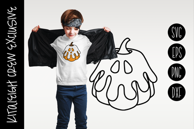 Ghost Pumpkin, Cut File