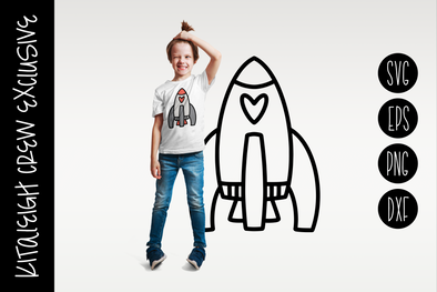 Rocket Ship, Cut File