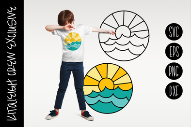 Sun and Waves, Cut File