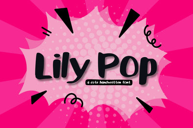 Lily Pop a Handwritten Font
