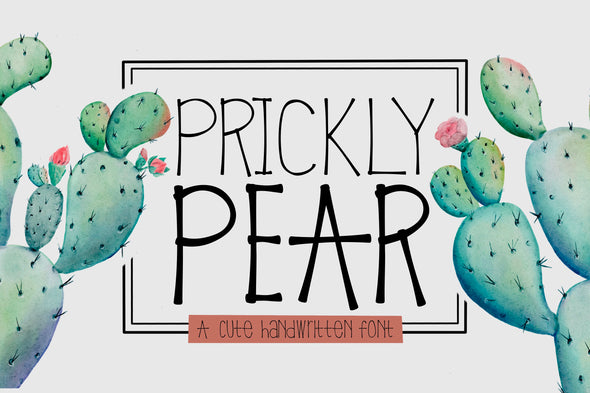 Prickly Pear a Handwritten Typeface