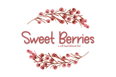 Sweet Berries a Fresh Typeface