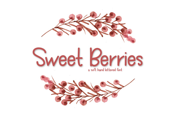 Sweet Berries a Fresh Typeface