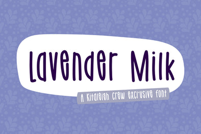 Lavender Milk Kitaleigh Exclusive Font