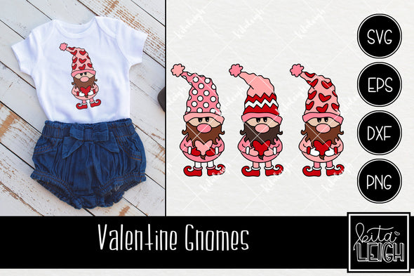 Valentine Gnomes | Cut File