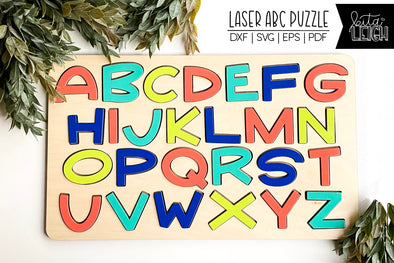 ABC Laser Cut Puzzle Design | Educational Designs