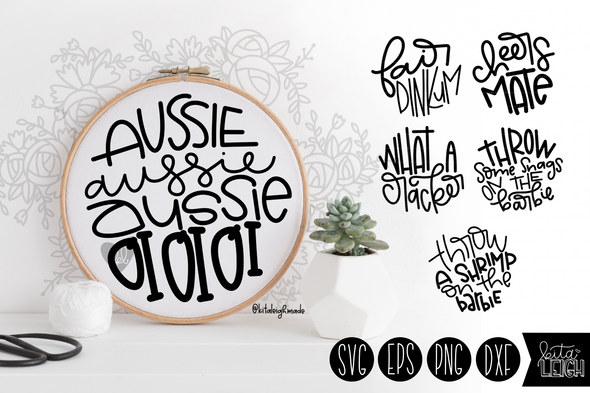 Aussie Hand Lettered Rounds