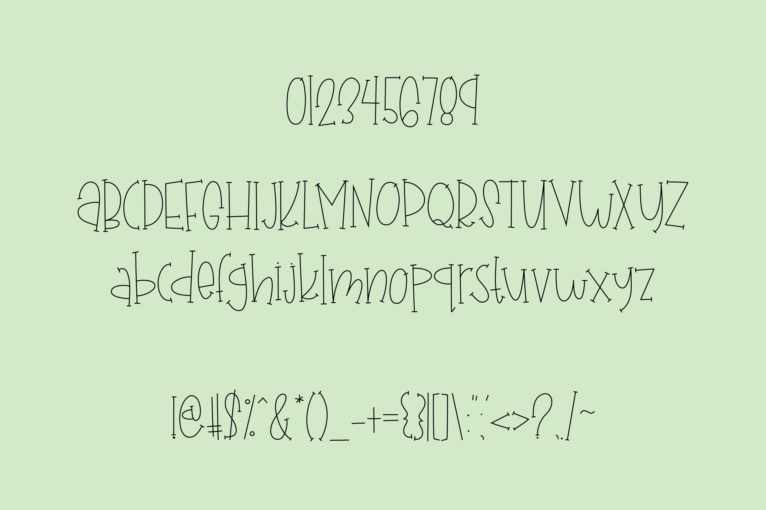 ChickASketch Hairline Font, Scoring, Sketching, Foil Quill