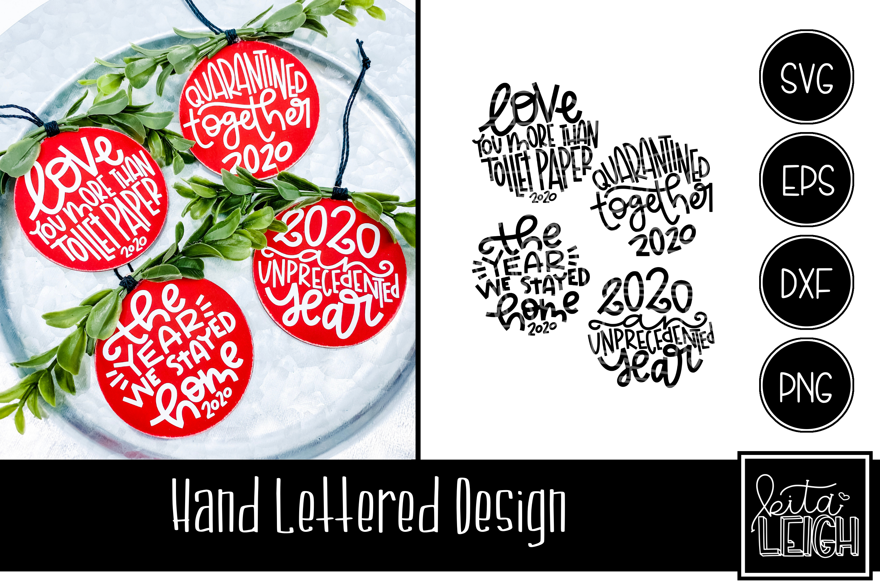 Hand Lettered Christmas 2020 Rounds 2 SVG