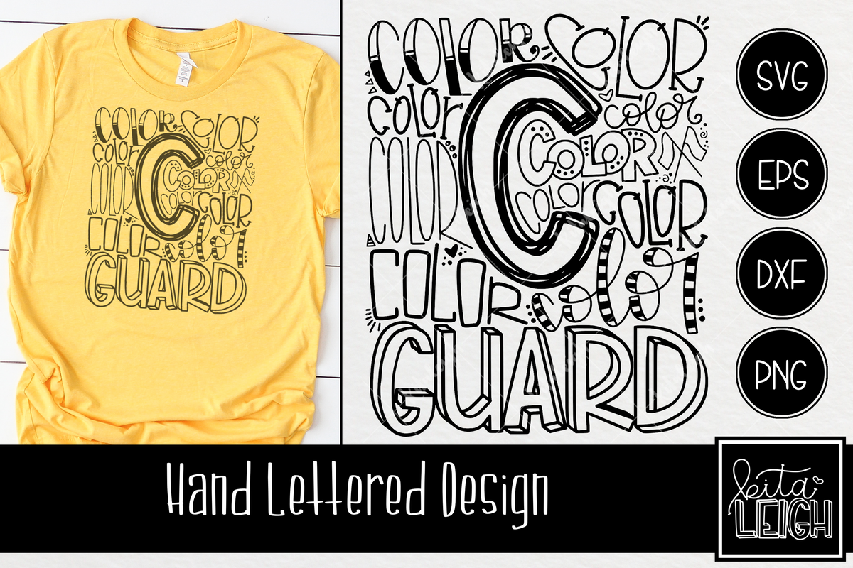 Color Guard Typography – Kitaleigh LLC