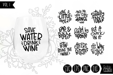 Drink Designs Vol 1 | Hand Lettered Rounds