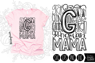 Gran Mama Typography SVG
