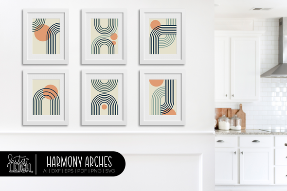 Harmony Arch Print Graphics| Boho Cut Files