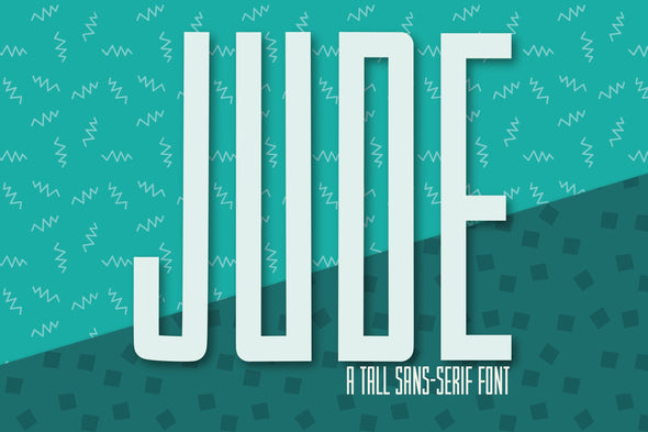 Jude a Tall Block Style Sans Serif