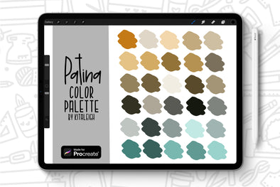 Patina Procreate Color Palette Swatch