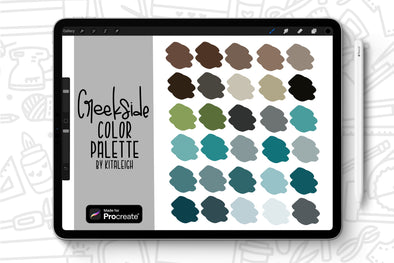 Creekside Procreate Color Palette Swatch