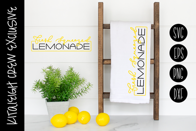 Fresh Squeezed Lemonade, Cut File