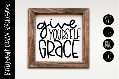 Give Yourself Grace, Cut File