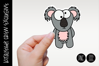 Koala Sticker Design