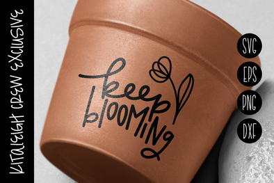 Keep Blooming, Cut File