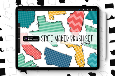 119 State Maker Procreate Brush Bundle