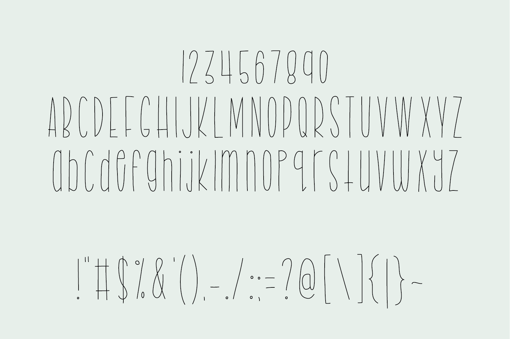 Lovebug Hairline Font, Scoring, Sketching, Foil Quill
