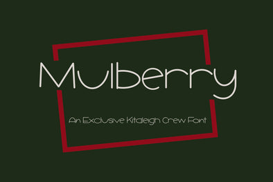 Mulberry Kitaleigh Exclusive Font