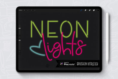 Neon Lights a Procreate Brush