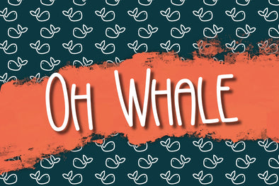 Oh Whale a Hand Lettered Font