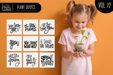 Hand Lettered Plant Quotes Vol 12