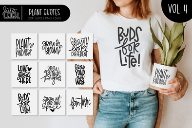 Hand Lettered Plant Quotes Vol 4