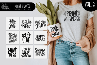 Hand Lettered Plant Quotes Vol 6
