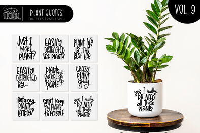 Hand Lettered Plant Quotes Vol 9