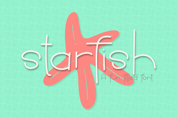 Starfish a Hand Lettered Font